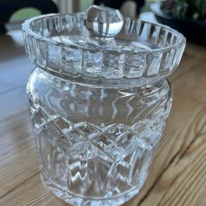 Vintage Waterford Crystal Lismore Biscuit Jar
